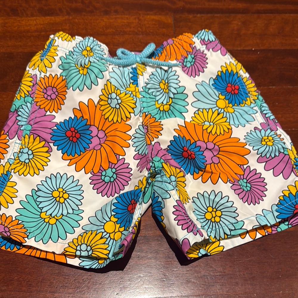 Vilebrequin Floral Patterned Swim Shorts 10y